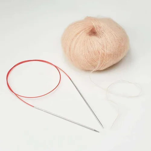 Miniatura 3 de Addi Turbo Lace - Agujas circulares para tejer, bronce blanco, 23.6 in, 0.059 in, 775-7 60 1,5