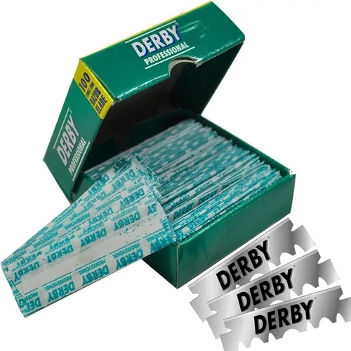 Miniatura 2 de Derby Cuchillas de afeitar profesionales de un solo filo, 100