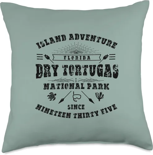Miniatura 4 de Dry Tortugas National Park Florida Keys Island Souvenir Throw Pillow
