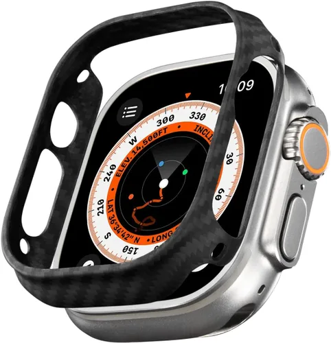 PITAKA Funda para Apple Watch Ultra 3/2/1, Funda Exquisita Minimalista y Delgada para Apple Watch Ultra de 49 mm - Hecha de Fibra de Aramida,