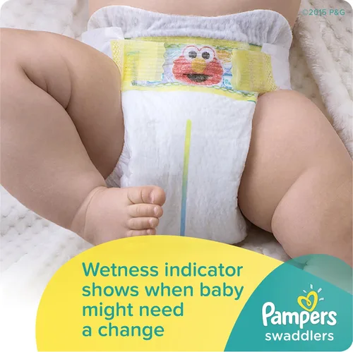 Miniatura 3 de Pampers Swaddlers Pañales para recién nacido talla 1 (8-14 libras), 35 unidades, Jumbo