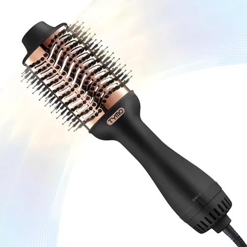 Miniatura 10 de TYMO Cepillo secador de pelo en uno, secador de pelo iónico 4 en 1 y voluminizador con barril ovalado de titanio, alisador de aire caliente para un