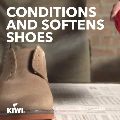 Miniatura 5 de KIWI Limpiador de zapatos de gamuza y nobuk para zapatos, botas y más, botella de spray, 4.25 onzas, paquete de 4