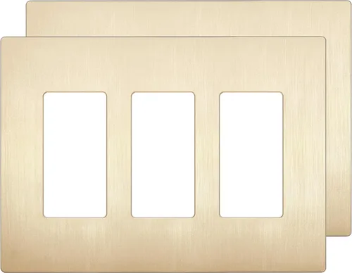 Miniatura 113 de LIDER Placa de pared decorativa sin tornillos para interruptor, resistente a los impactos, plexiglás de acrílico espejado, renovación moderna