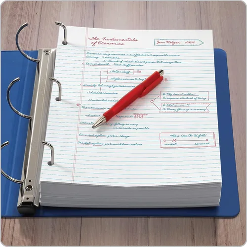 Miniatura 3 de Oxford Hojas sueltas para carpeta, 500 hojas, papel de cuaderno de repuesto reglamentario de la universidad, 8 1/2 x 11 pulgadas, con 3