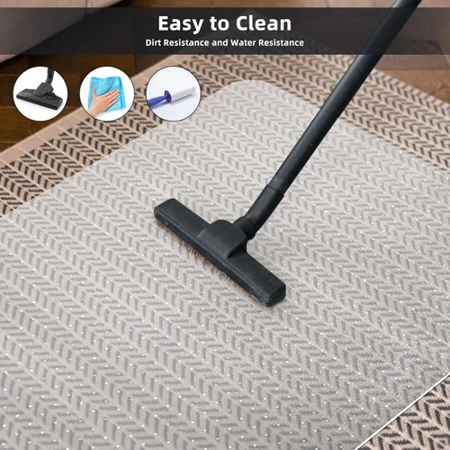 Miniatura 5 de Tapete para silla de oficina para suelo de alfombra, tapete resistente para silla de escritorio para suelos alfombrados de pelo bajo/sin pelo
