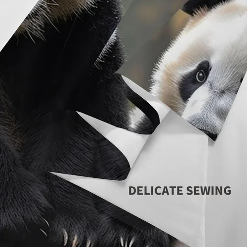 Miniatura 5 de GFLFMXZW Tapiz de dos pandas grandes para colgar en la pared de la sala de estar, tapiz de pared para dormitorio, decoración de pared estética, Dos