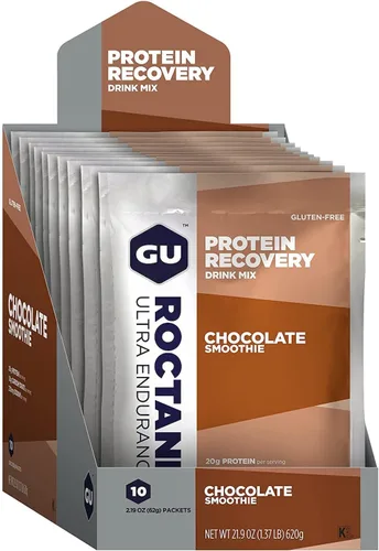 Miniatura 7 de GU Energy Roctane Ultra Endurance - Mezcla de bebida de recuperación de proteínas, sin gluten y kosher, apoyo de recuperación después de cualquier