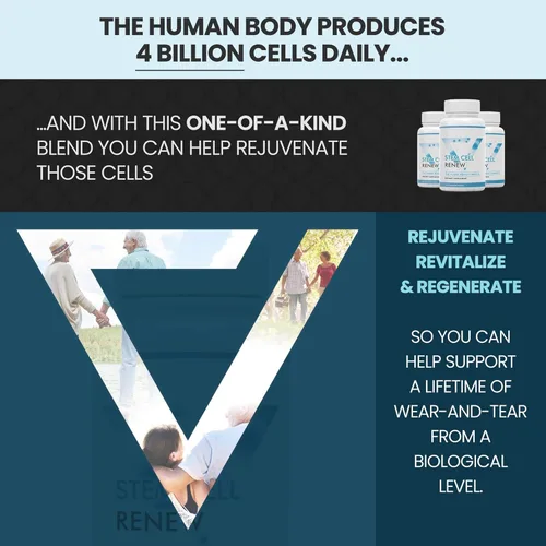 Miniatura 5 de Stem Cell Renew Aumenta tu suministro natural de células madre para fortalecer la agudeza mental, ayuda a reducir los signos del envejecimiento