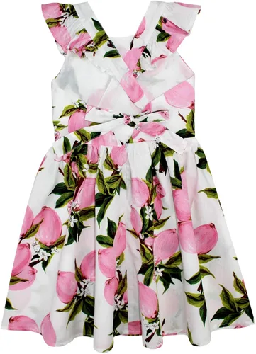 Miniatura 219 de Vestido de verano para niña, de algodón, con diseño floral