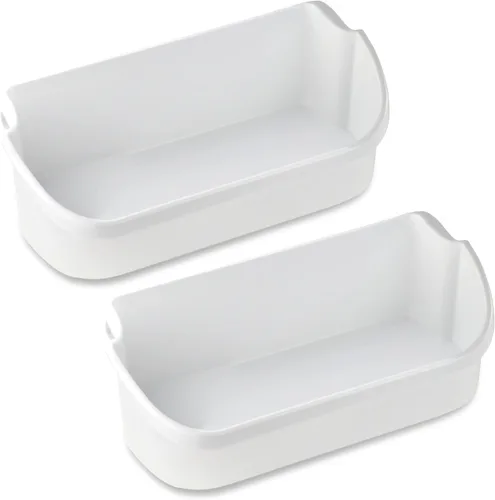 2 contenedores de puerta mejorados para electrodomésticos de por vida, 2 contenedores de puerta compatibles con repuesto de estante de refrigerador