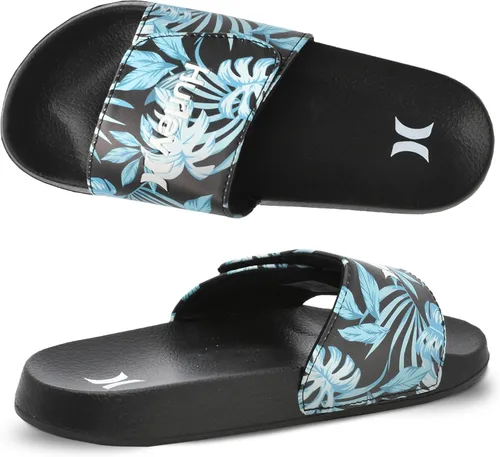 Miniatura 13 de Hurley Naia - Sandalias de deslizar para niñas y niños, pantuflas de puesta fácil con correa ajustable, sandalias para niños