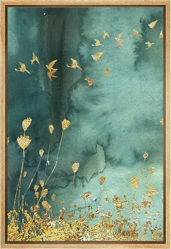 Miniatura 10 de SIGNFORD Lienzo enmarcado para pared, pinos sepia, bosques, bosques, naturaleza, ilustraciones de área silvestre, arte digital, arte moderno