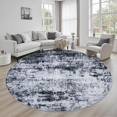 Miniatura 35 de Alfombra lavable de 2 x 3 pulgadas, alfombra de entrada: lavable, moderna, abstracta, suave, fina, antideslizante, resistente a las manchas
