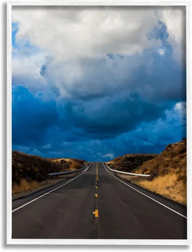 Miniatura 9 de Stupell Industries Carretera Carretera Bajo Nubes Colgantes Campo Rural, Diseño de Steve Smith