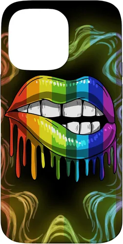 Miniatura 21 de Rainbow Lip Drip Lesbiana Gay Pride Bisexual Transgénero LGBT Funda para iPhone 17