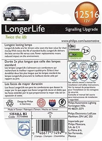Miniatura 2 de Philips 12516 LongerLife - Bombilla miniatura (2 unidades)