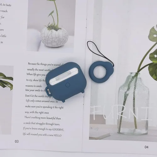 Miniatura 4 de Funda compatible con AirPods 3 Gen 2021, diseño de radio retro para hombres y mujeres, linda y divertida funda de silicona con dibujos animados 3D