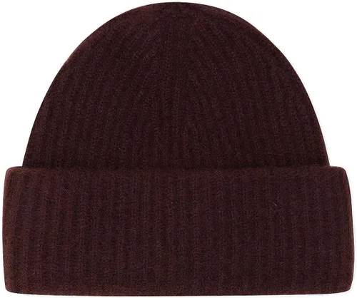 Miniatura 3 de Gorro de punto grueso para mujer, 100% cachemira, suave y elástico, cálido para invierno