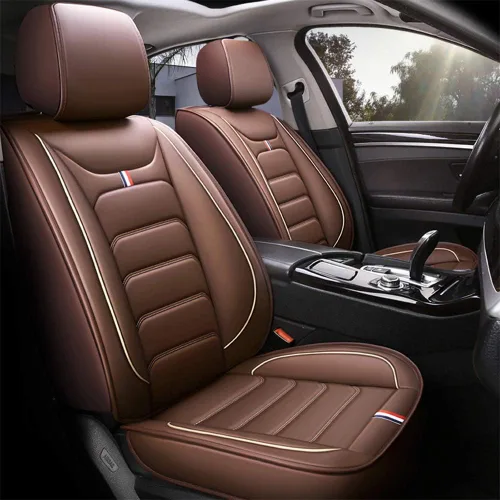Miniatura 14 de otoez Juego completo de 5 fundas de asiento de automóvil, sedán, SUV, camión, furgonetas, protector de cojín para asiento delantero y trasero, apto