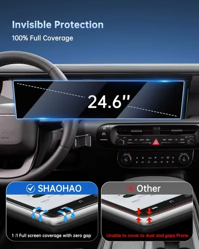 Miniatura 2 de SHAOHAO 2 piezas protectores de pantalla para Hyundai Palisade 2026 para accesorios de Hyundai Palisade 2026 (SE/SEL/Limited/XRT Pro/Calligraphy)