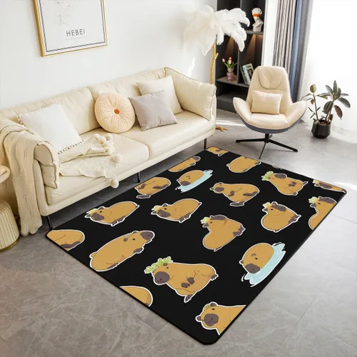 Miniatura 9 de Lake House - Alfombra rústica de 3 x 5 pies para niños, para sala de estar, para niños y niñas, decoración de reglas del lago, alfombra decorativa
