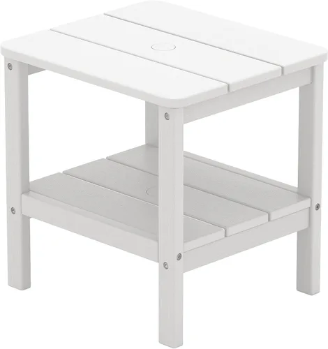 Miniatura 31 de SERWALL Mesa Adirondack de exterior - Mesa auxiliar gris