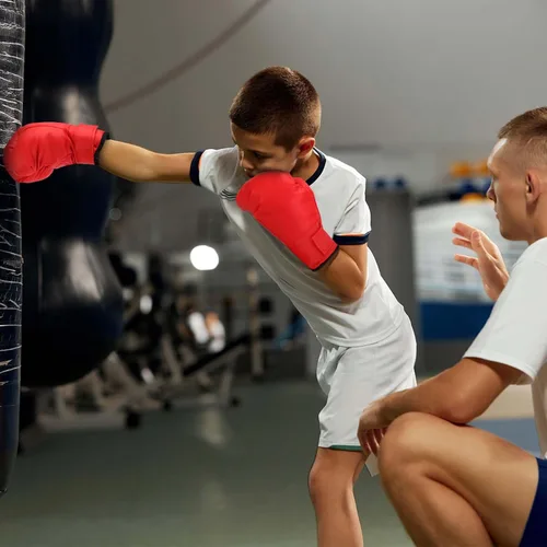Miniatura 2 de 2 pares de guantes de boxeo para hombres y mujeres, guantes de entrenamiento de boxeo adecuados para principiantes y niños, juego profesional
