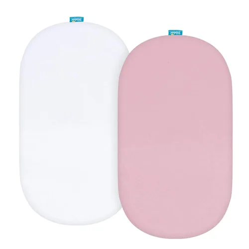 Miniatura 7 de Sábanas de moisés aptas para colchón rectangular, de reloj de arena u ovalado, juego de sábanas ajustables universales para varios protectores