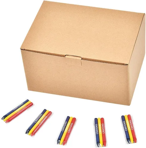 Miniatura 2 de Madisi Paquete de crayones a granel, tamaño regular, 3 colores, 300 paquetes, 900