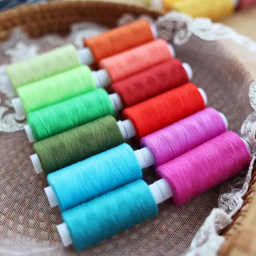 Miniatura 9 de 72 hilos para coser, 36 colores surtidos de hilo de coser con 36 bobinas preenrolladas a juego
