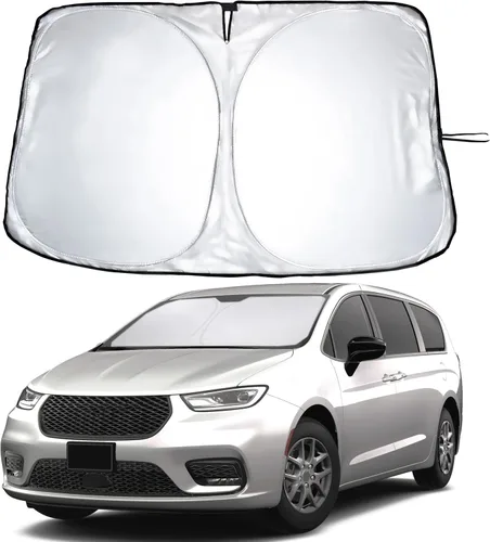 Miniatura 54 de EcoNour Parasol para parabrisas compatible con Hyundai Tucson 2016-2019 2020 2021, visera solar para parabrisas delantero y ventana, bloqueador