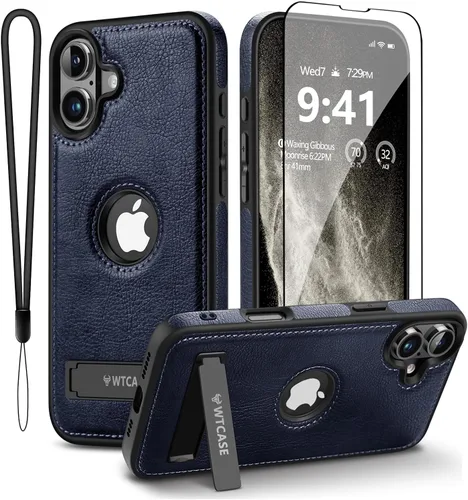 Miniatura 17 de WTCASE Funda magnética de piel para iPhone 14 Pro Max, soporte invisible integrado [compatible con Magsafe] protector delgado compatible con iPhone