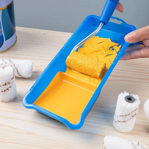Miniatura 3 de Kit de rodillos de pintura Mister Rui, paquete de 9, cubiertas de rodillo de pintura de microfibra de 2 pulgadas, rodillos de pintura pequeños