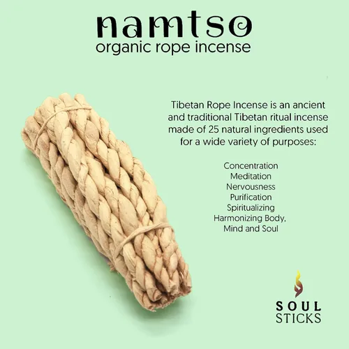 Miniatura 3 de Soul Sticks Paquete de 3 piezas surtidas Namtso tibetano hecho a mano cuerda incienso 60 varillas de incienso de papel Lokta del Himalaya 4 pulgadas