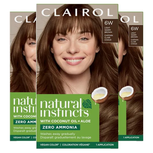 Miniatura 33 de Clairol Natural Instincts - Tinte semipermanente para el cabello, color negro azul 2BB, paquete de 1 unidad 2BB Azul Negro
