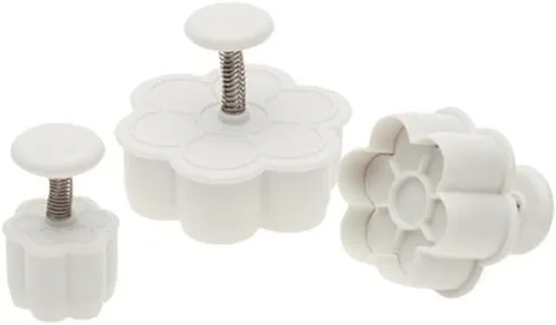 Miniatura 7 de Ateco Juego de 3 cortadores de flores de pasta de azúcar