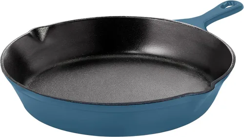 Miniatura 12 de Utopia Kitchen Sartén de hierro fundido de 8 pulgadas, sartén de chef de hierro fundido, sartén precurado, utensilio de cocina seguro para parrilla