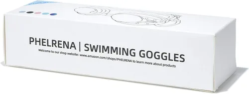 Miniatura 3 de PHELRENA Gafas de natación, gafas de natación profesionales, antivaho con protección UV, sin fugas, para adultos, hombres, mujeres y niños Azul