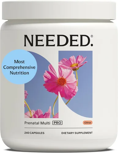 Miniatura 10 de Needed. Prenatal Multi Pro Multivitamínico con cápsulas de colina para prenatal, embarazo, lactancia materna, posparto Formulado por expertos
