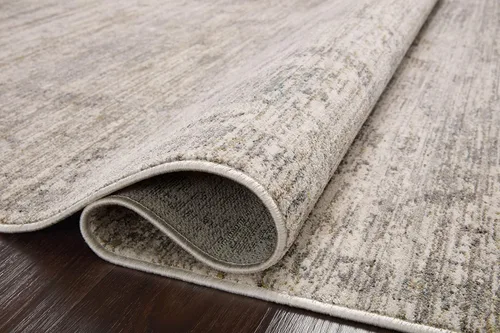 Miniatura 10 de Loloi Magnolia Home de Joanna Gaines Millie Collection MIE-01 Plata/Dove 2'-7" x 12'-0", 0.25" de altura de pelo, alfombra de pasillo Plata/paloma