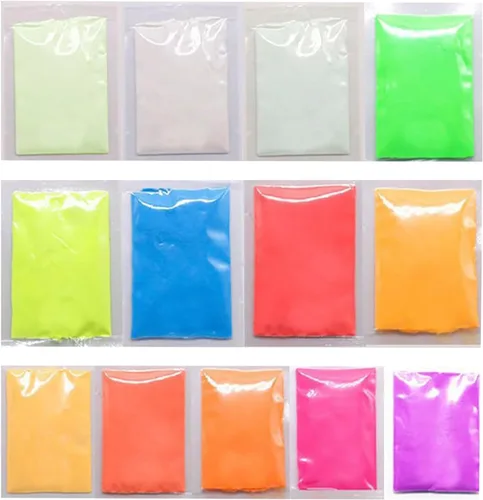 Miniatura 9 de 14 piezas de pigmento brillante en polvo de mica en polvo de mica de color nacarado en escamas de resina epoxi polvo luminoso para kit de limo
