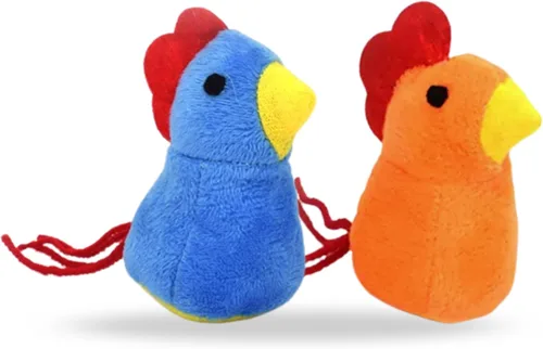 Miniatura 6 de Juguete para gatos con hierba gatera, paquete de 2 juguetes interactivos para masticar, juguetes para gatos de interior, ejercicio de gatito
