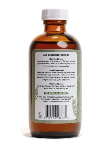 Miniatura 3 de Tropic Isle Living Aceite acondicionador para cabello y piel Aceite de ricino negro jamaicano para cabello seco y piel 100% puro y natural 4