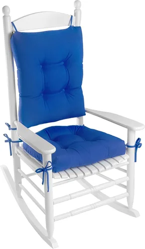 Klear Vu Solarium - Juego de cojines para silla mecedora para interior y exterior Azul