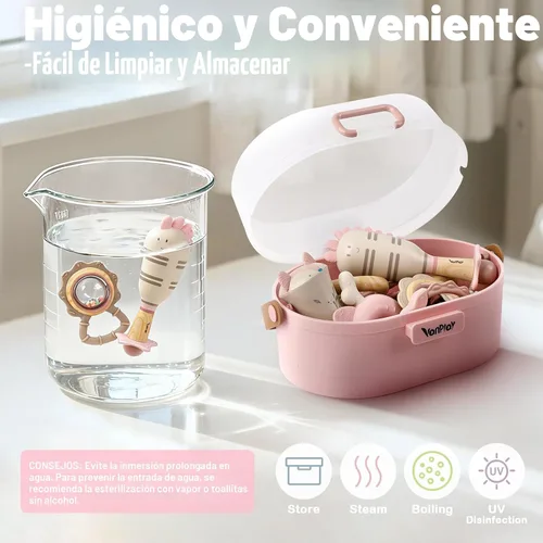 Miniatura 5 de Juguetes para bebés 0-6 meses, sonajeros para bebés, juguetes de dentición 3-6 meses, juguetes para bebés 6-12 meses, 10 piezas de sonajeros
