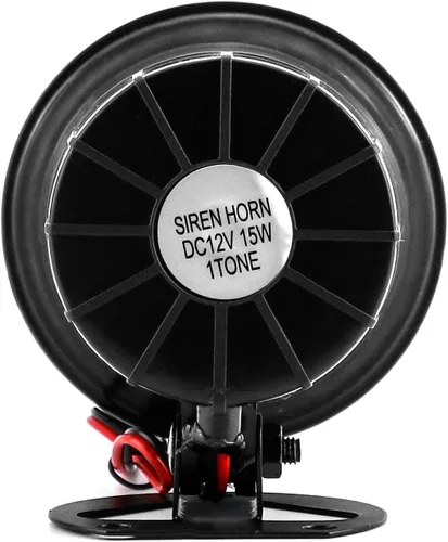 Miniatura 4 de QWORK Bocina de Sirena Eléctrica, Sirena de Alarma Alámbrica de Seguridad de 12 V CC para Sistema de Alarma Doméstica de Seguridad y Protección, 110