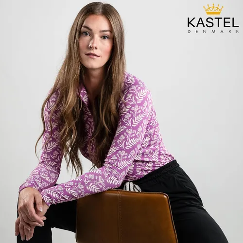 Miniatura 6 de Kastel Denmark Camiseta ligera de manga larga para el sol, con cremallera de un cuarto, protección UPF 30+