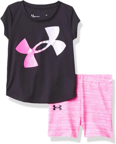 Miniatura 178 de Under Armour baby-girls Ua Terrazzo Leopard Heart SetShort Set
