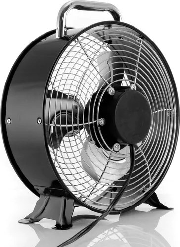 Miniatura 3 de Vie Air Ventilador de tambor de metal duradero de doble velocidad potente y silencioso de alta velocidad, 12 pulgadas de ancho